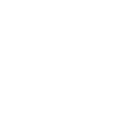Office building with trees and clouds line icon.
